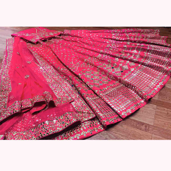 Pink Phantom Mirror Lehenga Choli