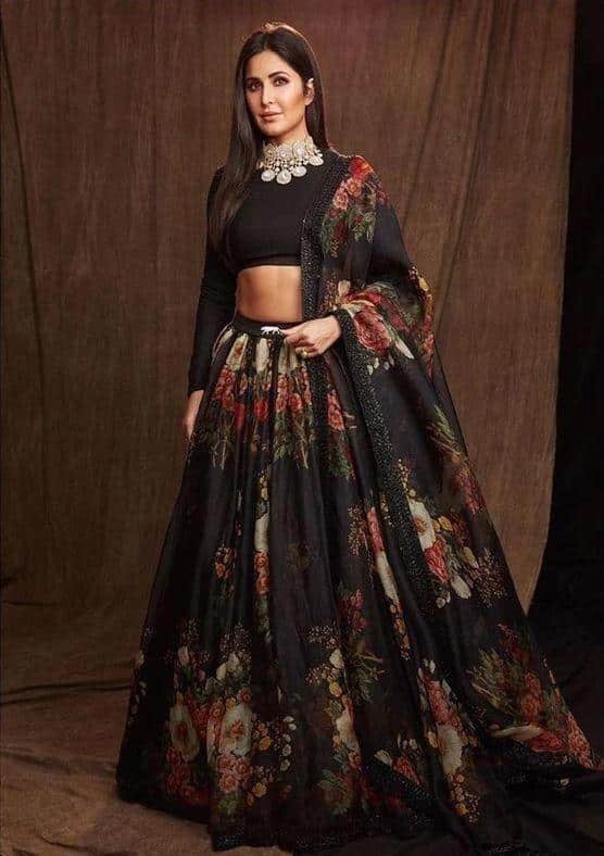Lakme Fashion Week 2019 | Katrina Kaif in Manish Malhotra's Black Lehenga | Katrina  Kaif | Ladyindia | Katrina Kaif Sarees – Lady India