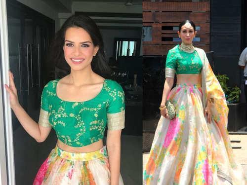 Karishma Kapoor Organza Bridal Lehenga Choli Iraho