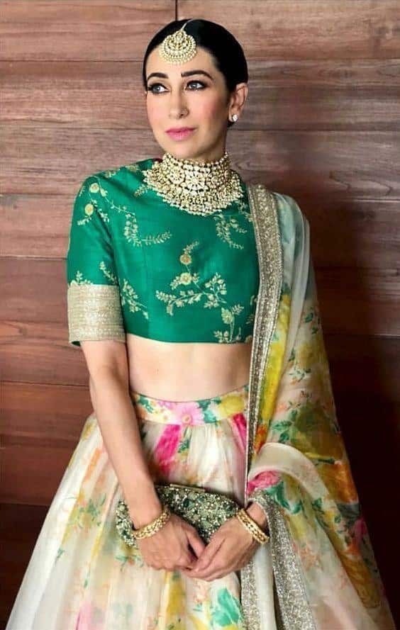 Karishma Tanna's Falguni Shane Peacock lehenga is perfect for every  blushing bride | VOGUE India